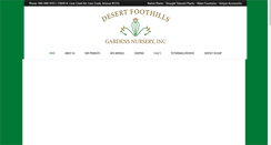 Desktop Screenshot of desertfoothillsgardens.com